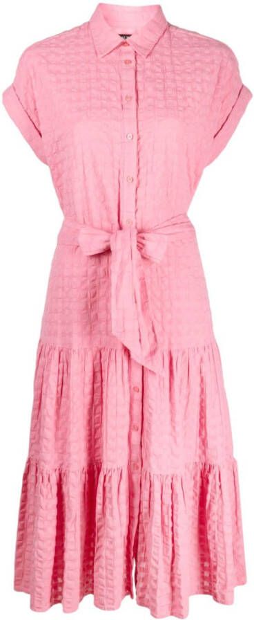Lauren Ralph Lauren Vilma midi-jurk met korte mouwen Roze