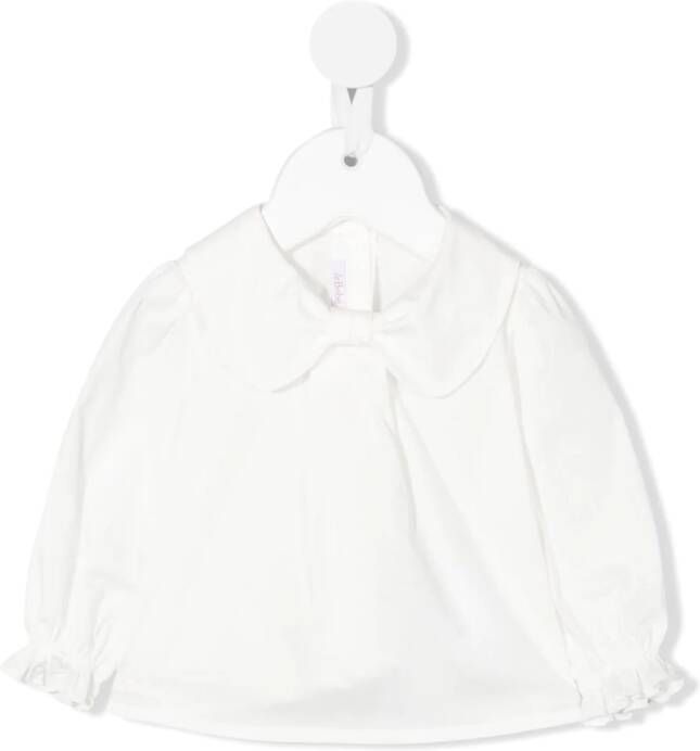 Le Bebé Enfant Blouse met strikdetail Wit