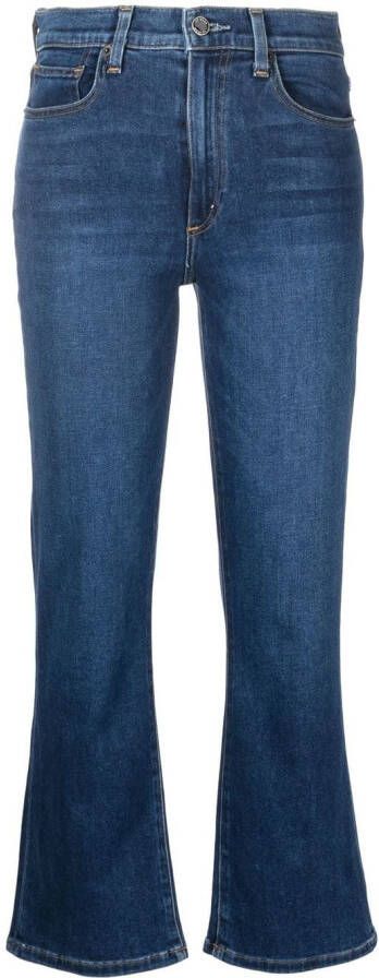 Le Jean Cropped broek Blauw