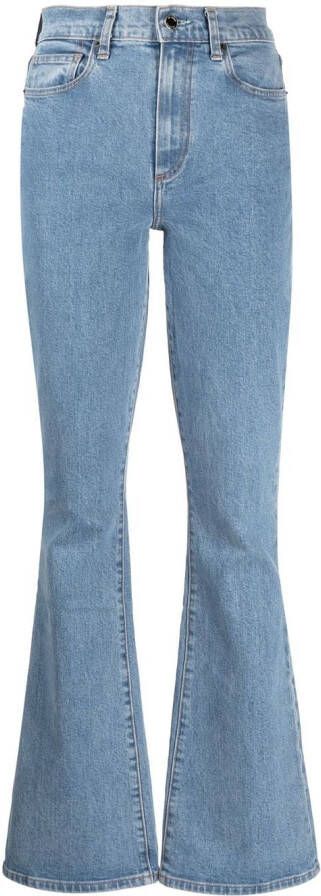 Le Jean Flared jeans Blauw