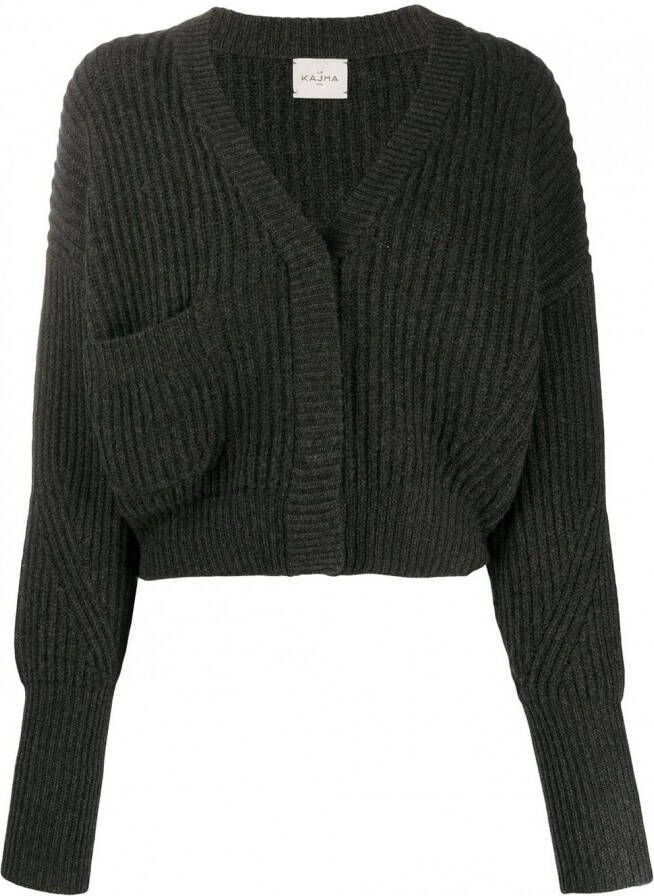 Le Kasha Kasjmier vest Grijs