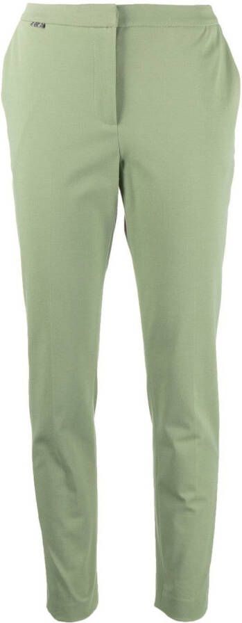 Le Tricot Perugia Broek met toelopende pijpen Groen