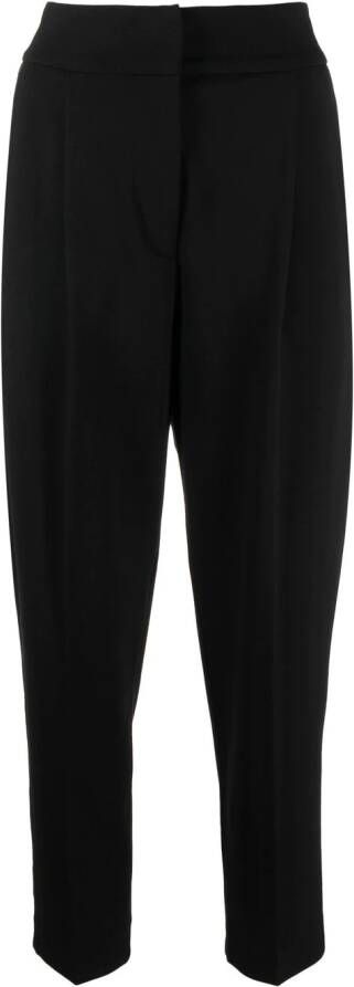 Le Tricot Perugia Cropped broek Zwart
