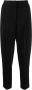 Le Tricot Perugia Cropped broek Zwart - Thumbnail 1