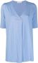 Le Tricot Perugia T-shirt met korte mouwen Blauw - Thumbnail 1