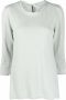 Le Tricot Perugia T-shirt met ronde hals Groen - Thumbnail 1