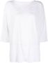 Le Tricot Perugia T-shirt met ronde hals Wit - Thumbnail 1