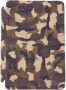 Fornasetti x L'Eclaireur kleine iPad houder met camouflageprint Bruin - Thumbnail 1