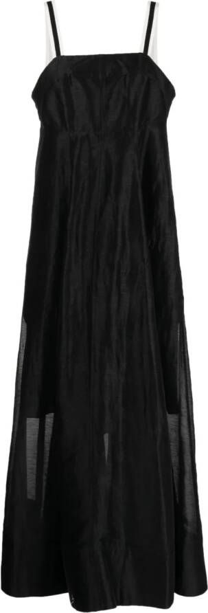 Lee Mathews Mouwloze jurk Zwart