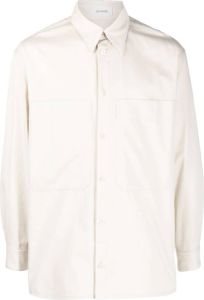 Lemaire Button-down overhemd Beige
