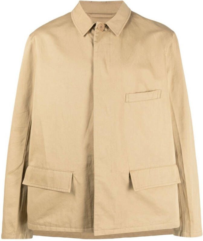 LEMAIRE Button-down shirtjack Beige