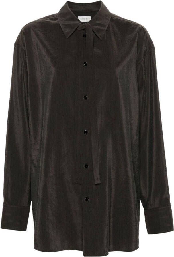 LEMAIRE Button-up blouse Bruin