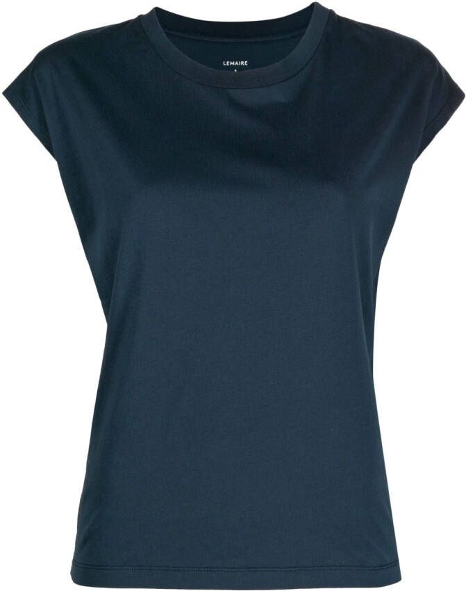 Lemaire T-shirt met kapmouwen Blauw