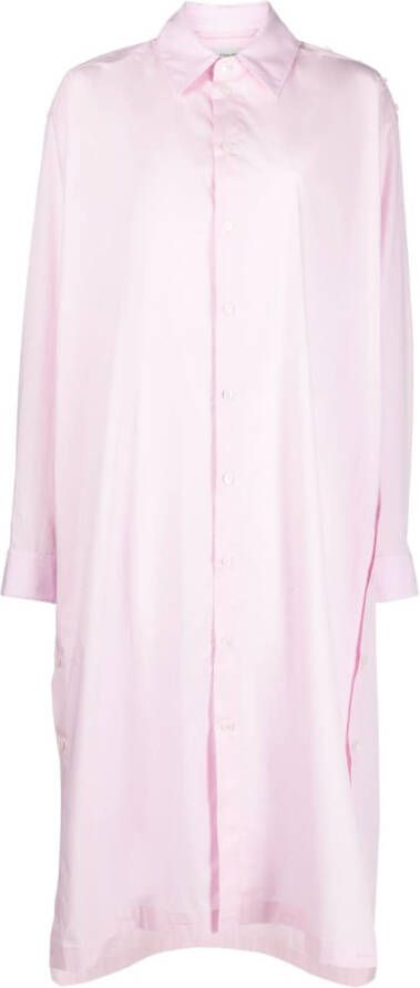 LEMAIRE Katoenen blousejurk Roze