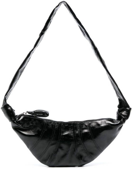 LEMAIRE Croissant crossbodytas Zwart