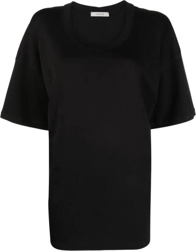 Lemaire T-shirt met verlaagde schouders Zwart