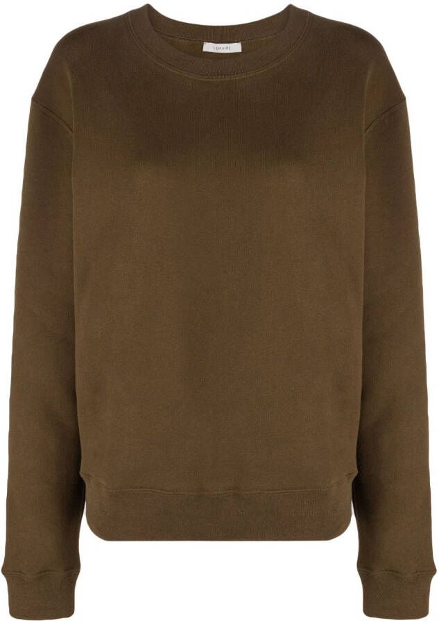 LEMAIRE Katoenen sweater Bruin