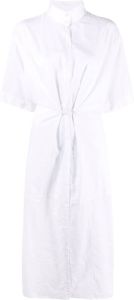 Lemaire Midi-jurk met korte mouwen Wit