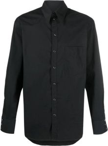 Lemaire Overhemd met borstzak Zwart