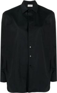 Lemaire Oversized blouse Zwart