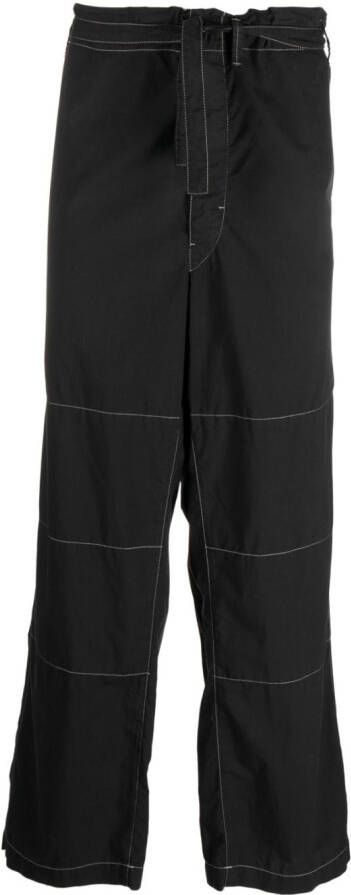 LEMAIRE Oversized broek Zwart
