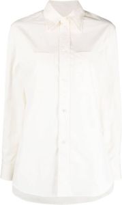 Lemaire two-pocket cotton shirt Beige