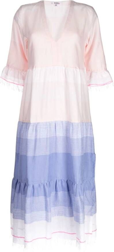Lemlem Jurk met flutter Roze