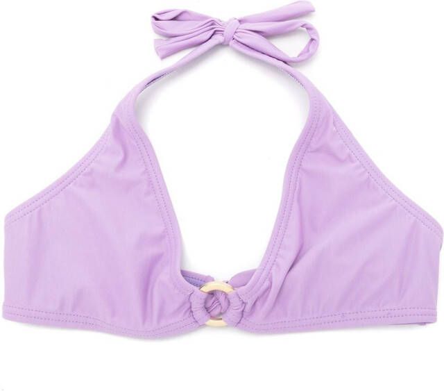 Lenny Niemeyer Bikinitop met halternek Paars