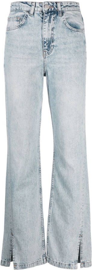 Les Coyotes De Paris Flared jeans Blauw