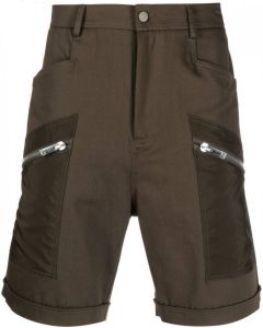 Les Hommes Bermuda shorts Groen
