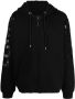 LES HOMMES Hoodie met logoprint Zwart - Thumbnail 1