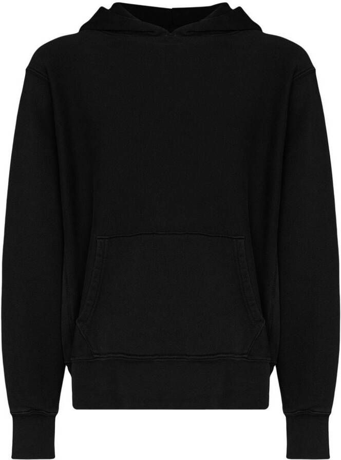 Les Tien Cropped hoodie Zwart