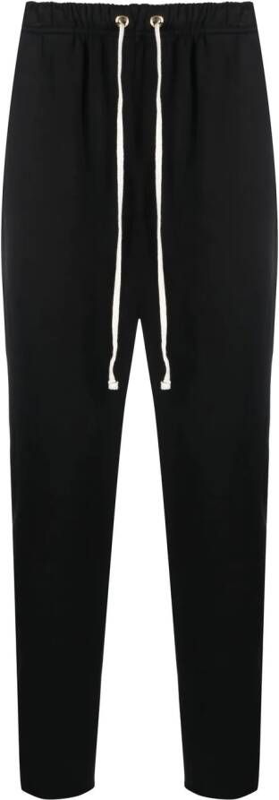 Les Tien Fleece trainingsbroek JET BLACK