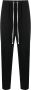 Les Tien Fleece trainingsbroek JET BLACK - Thumbnail 1