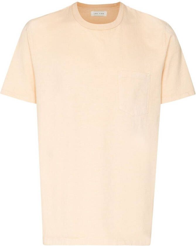 Les Tien Katoenen T-shirt Beige