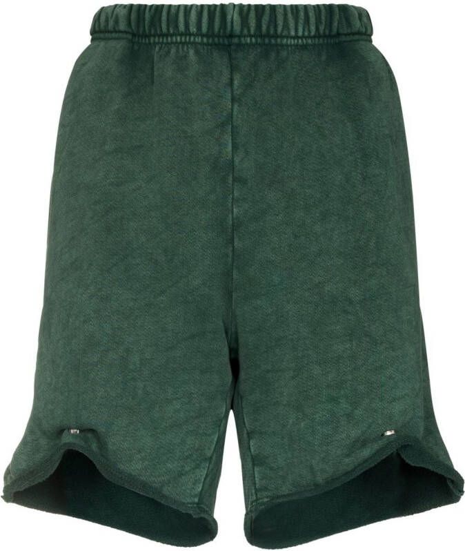 Les Tien Shorts met drukknoop Groen