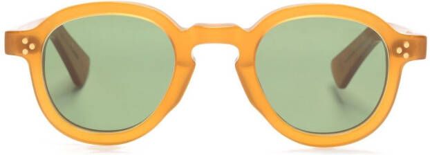 Lesca Clay zonnebril met pantos montuur Oranje