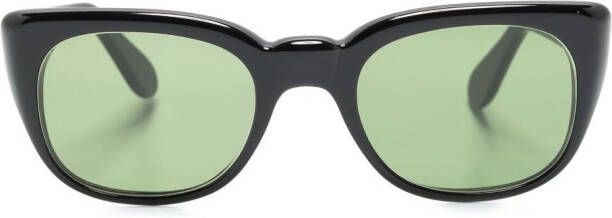 Lesca Date zonnebril met cat-eye montuur Zwart