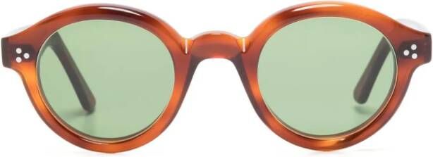 Lesca Lacorbs zonnebril met rond montuur Bruin