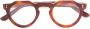 Lesca round frame glasses Bruin - Thumbnail 1
