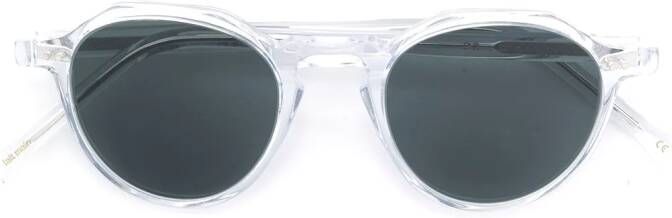 Lesca zonnebril met ronde glazen Beige