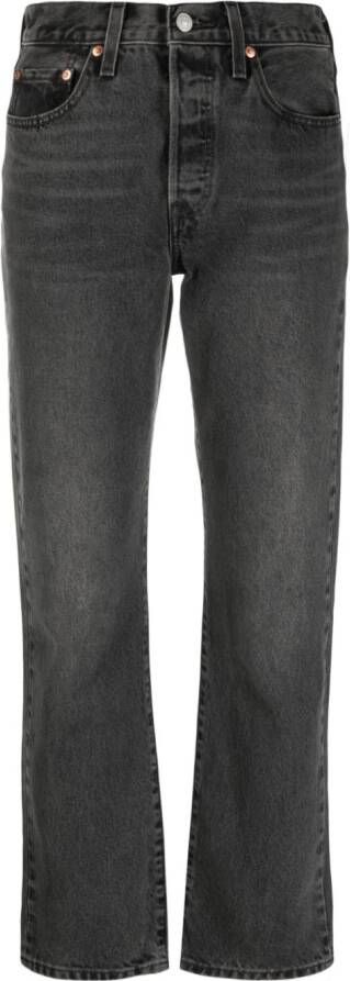 Levi's 501 Original jeans met rechte pijpen Zwart