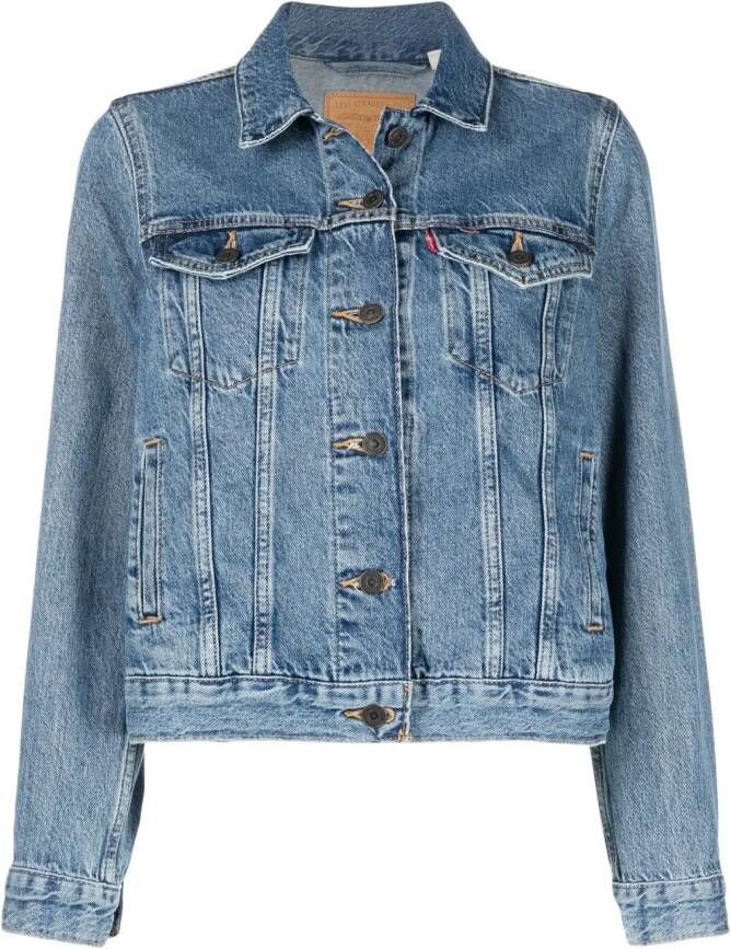 Levi's Denim jack Blauw