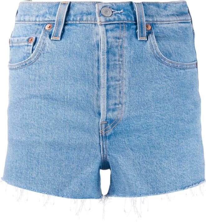 Levi's Denim shorts Blauw