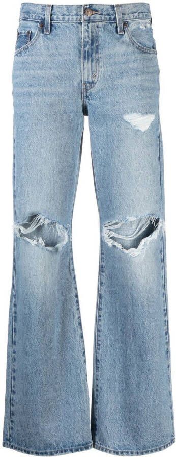 Levi's Gerafelde jeans Blauw