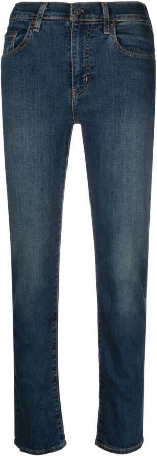 Levi's Jeans met toelopende pijpen Blauw
