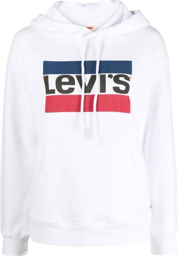 Levi's T-shirt met geborduurd logo Zwart