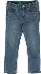 Levi's Kids Slim-fit jeans Blauw