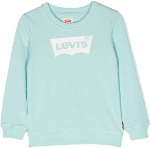 Levi's Kids Sweater met logoprint Groen