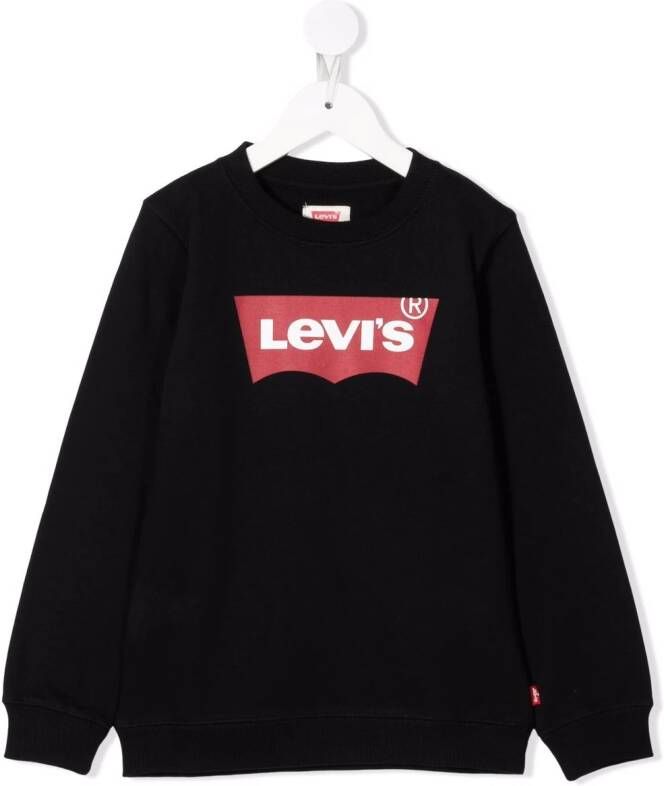 Levi's Kids Sweater met ronde hals Zwart
